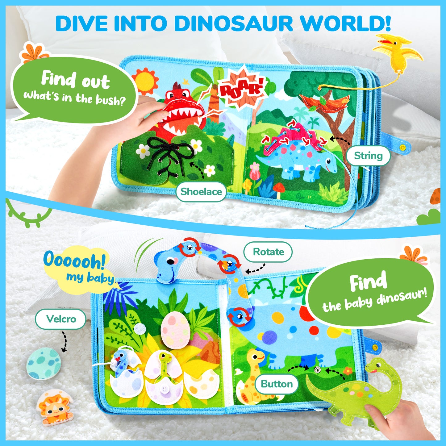 Busy Book– Dinosaur Edition