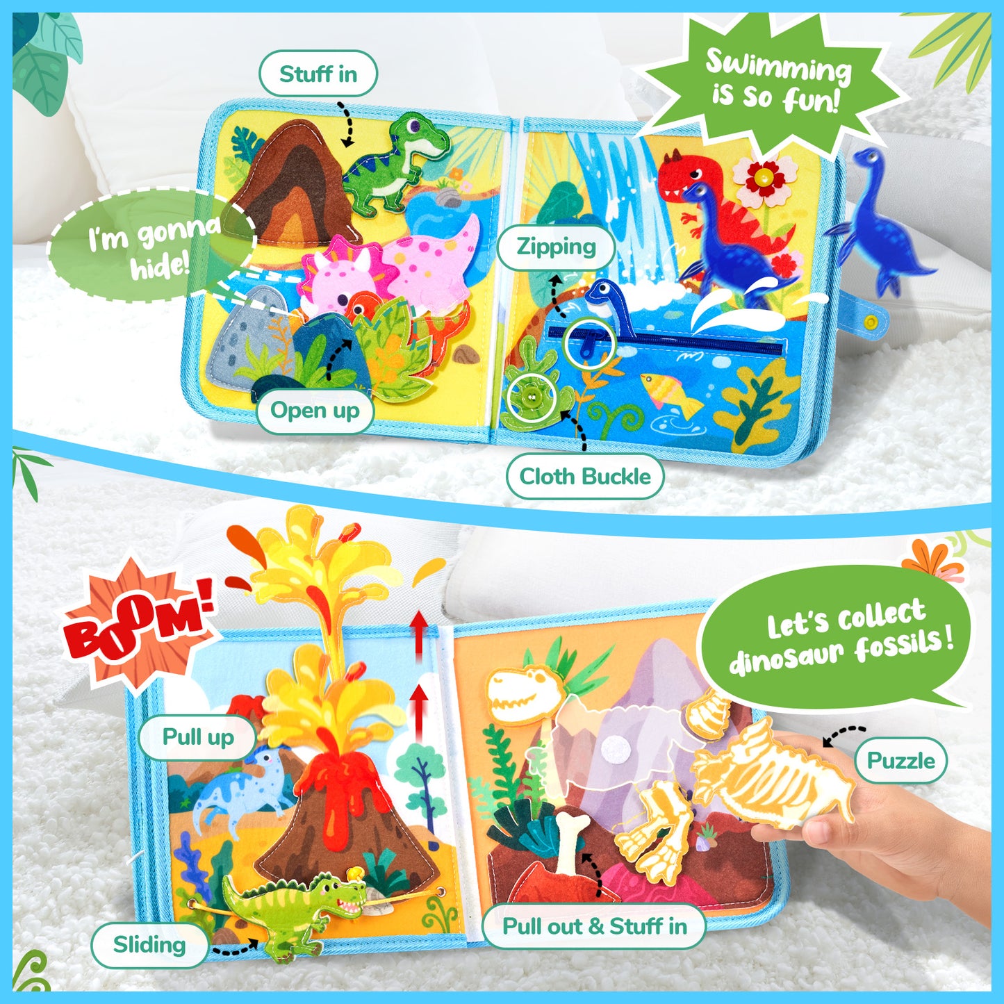 Busy Book– Dinosaur Edition