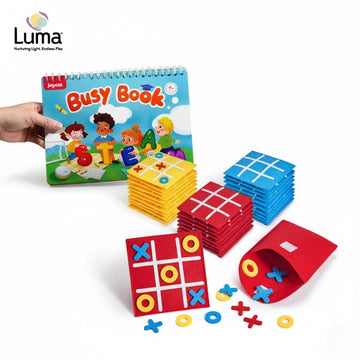 Pre - School Busy Book + TicTac Toe Kit