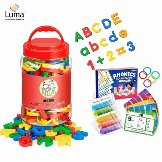 Magnetic Letters + Phonics Flash Cards