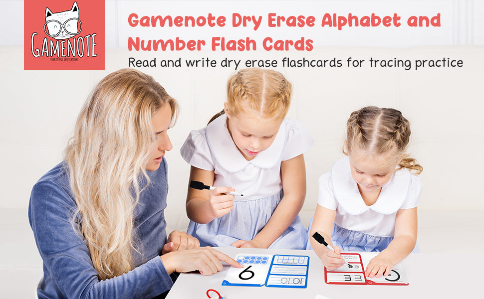 Dry Erase Alphabet and Number Flash Cards