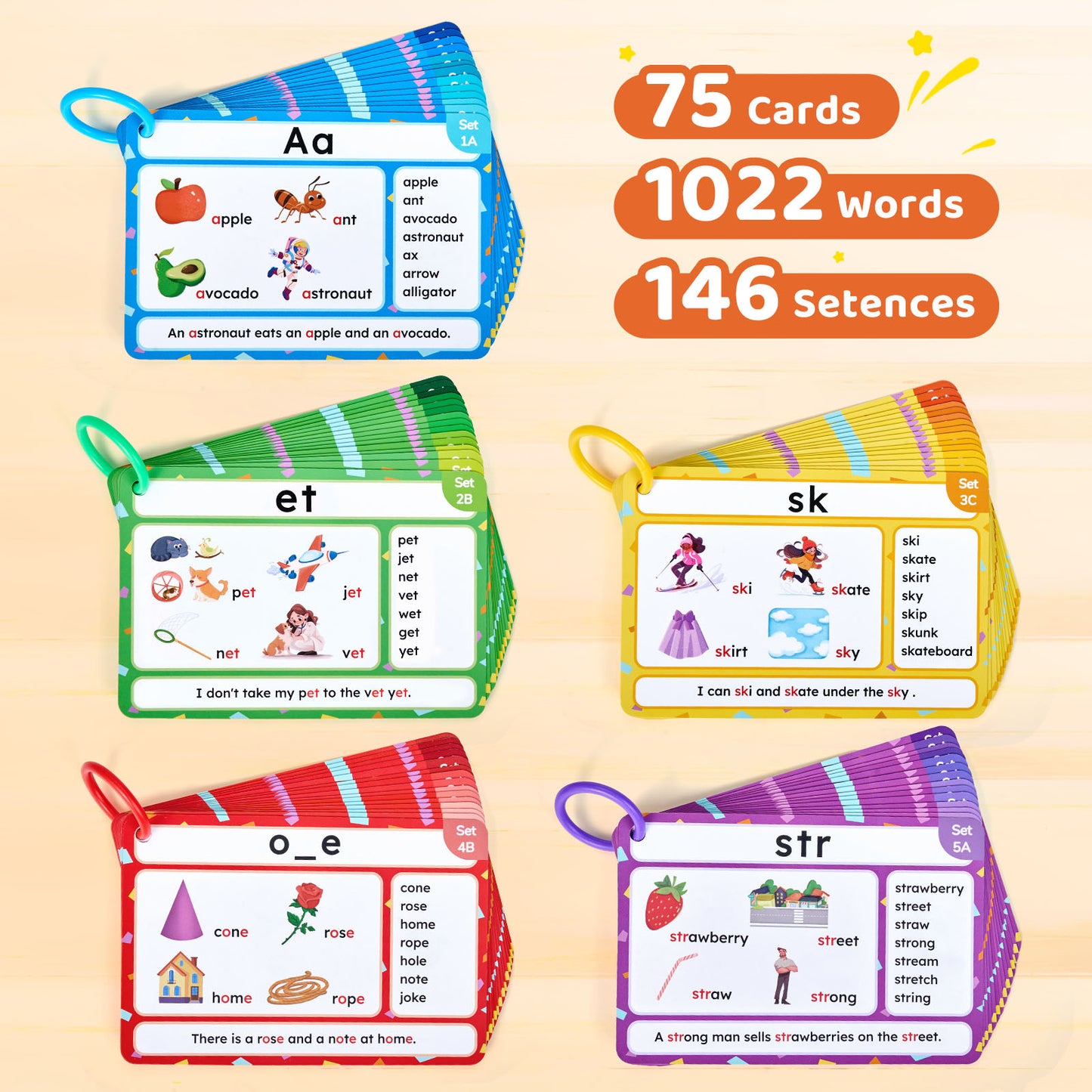 Phonics Flash Cards