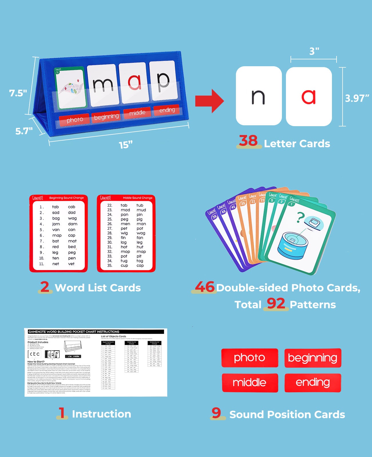 Word Building Pocket Chart